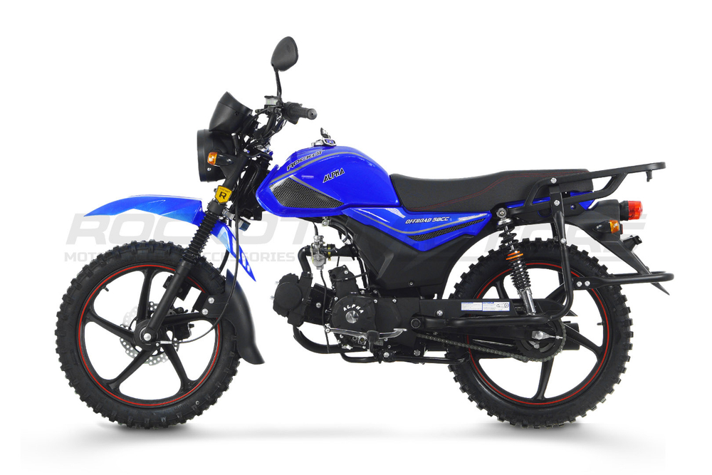 Мопед ROCKOT ALPHA OFFROAD (синий глянцевый)