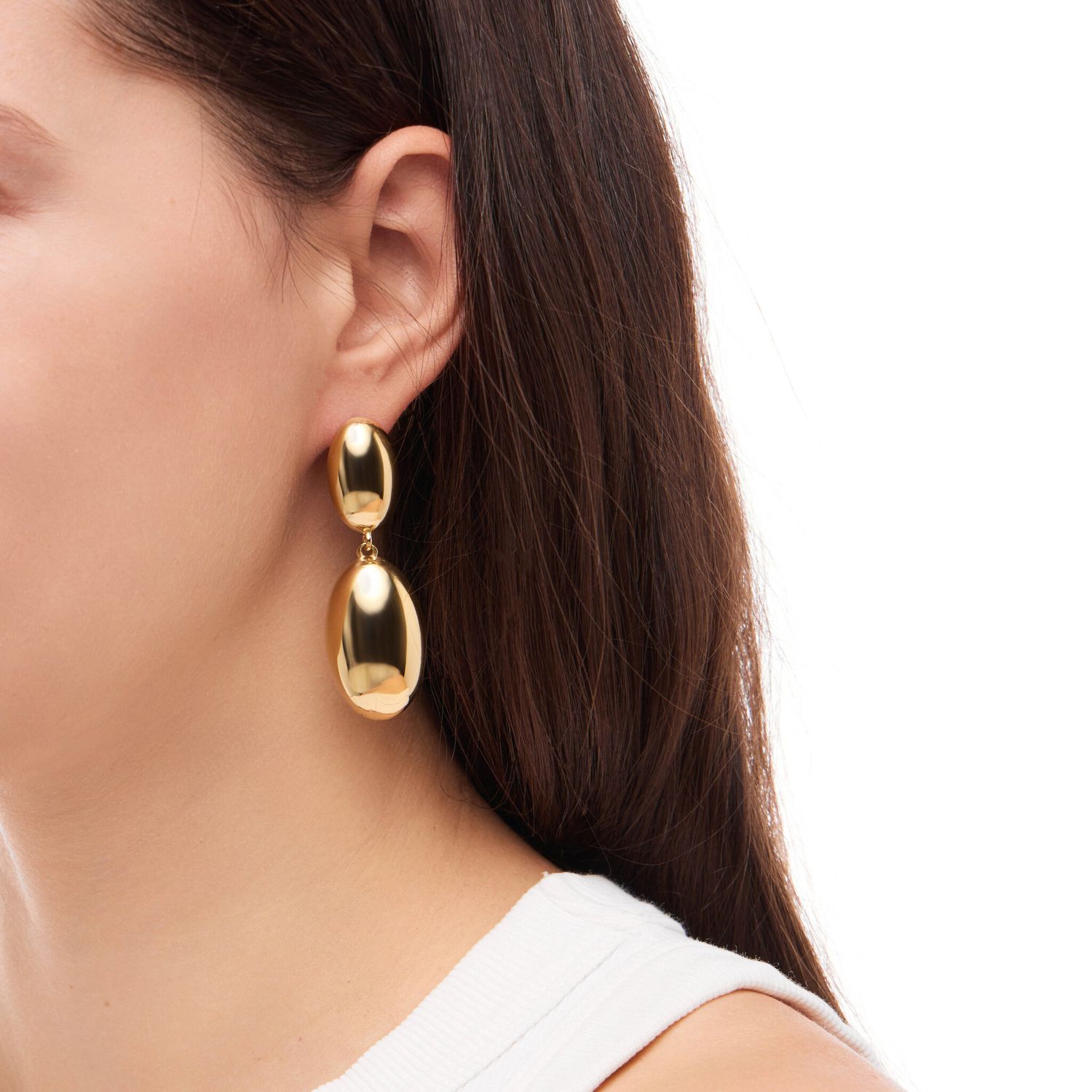 Серьги Elliptic Earrings - Gold