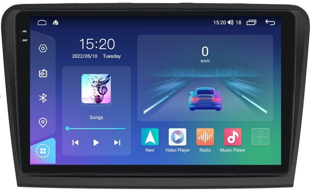 Магнитола для Skoda Superb 2008-2014 B6 - Parafar PF973U2K на Android 13, QLED+2K, ТОП процессор, 8Гб+128Гб, CarPlay, 4G SIM-слот