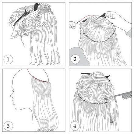 Balmain Hair Couture Натуральные волосы на леске 55 см Hairdress HH