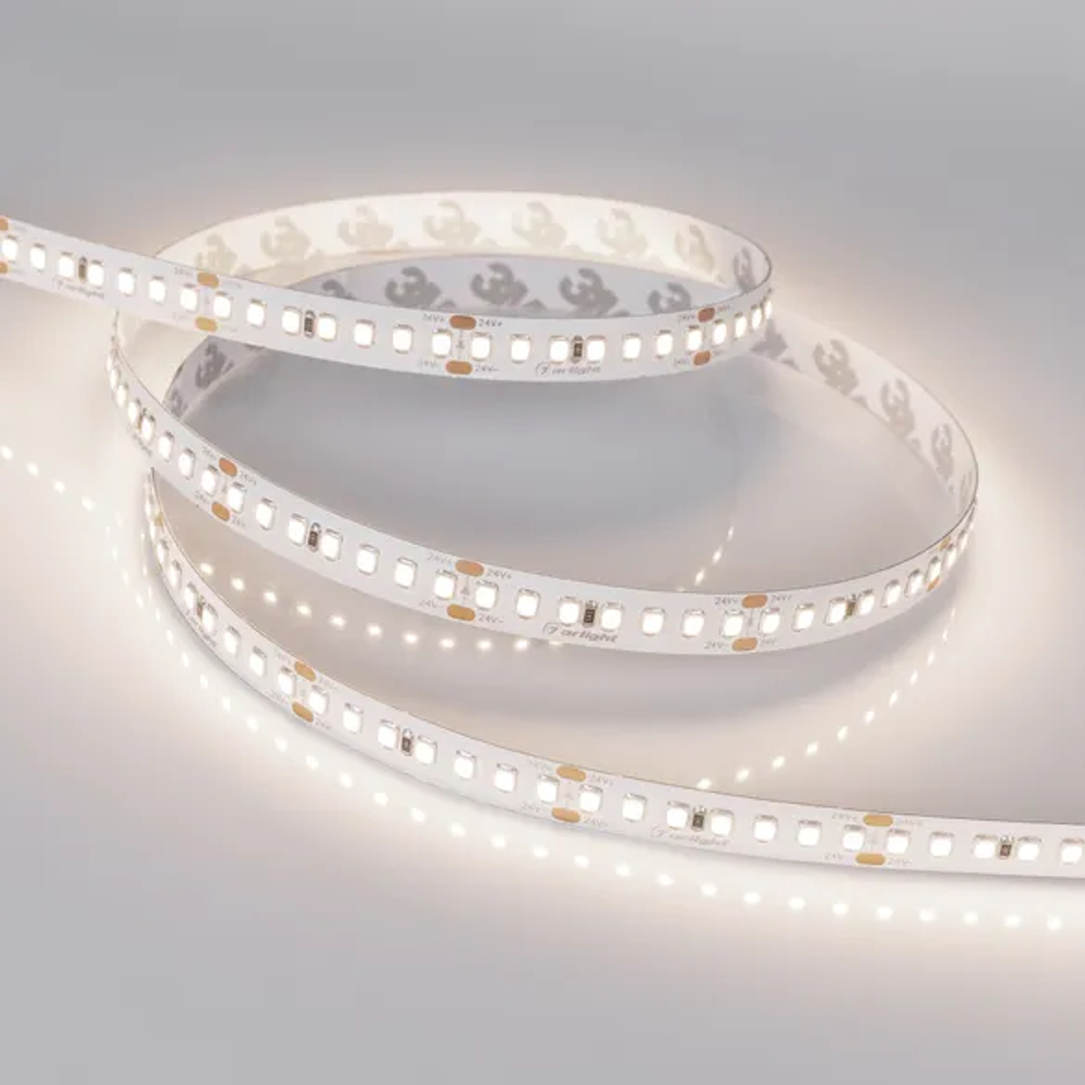 Светодиодная лента RT 2-5000 24V Day4000 3x (2835, 840 LED, CRI98) (Arlight, 17 Вт/м, IP20) 025147
