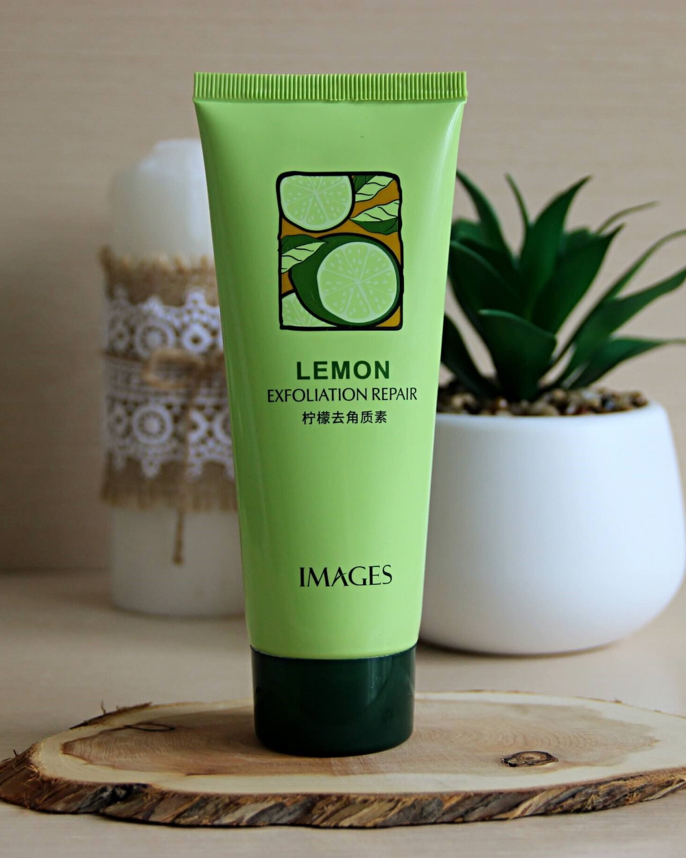 Пилинг-скатка для лица с лимоном, 120г