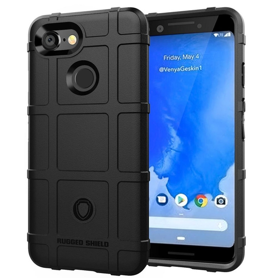 Чехол на Google Pixel 3 XL цвет Black (черный), серия Armor от Caseport