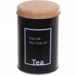 Банка для продуктов металлическая «Black style» 800мл 9*13см