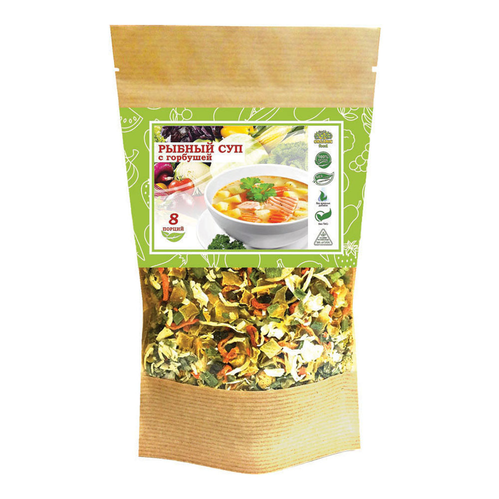 Organic Food Суп рыбный с горбушей, 100 гр