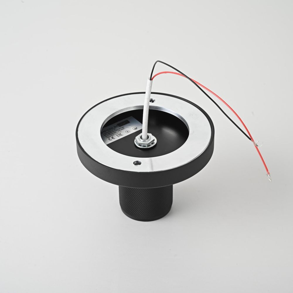 Потолочный Светильник Rh Utilitaire Socket Flushmount Black By Imperiumloft