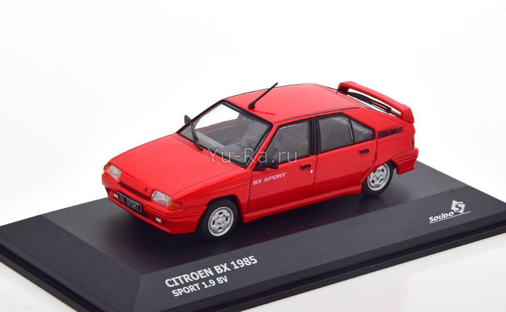 Citroen BX 1.9 8V Sport 1985 red Solido 1:43