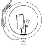 E-IMAGE EL-12 12" LED ring light Светодиодный осветитель кольцевой