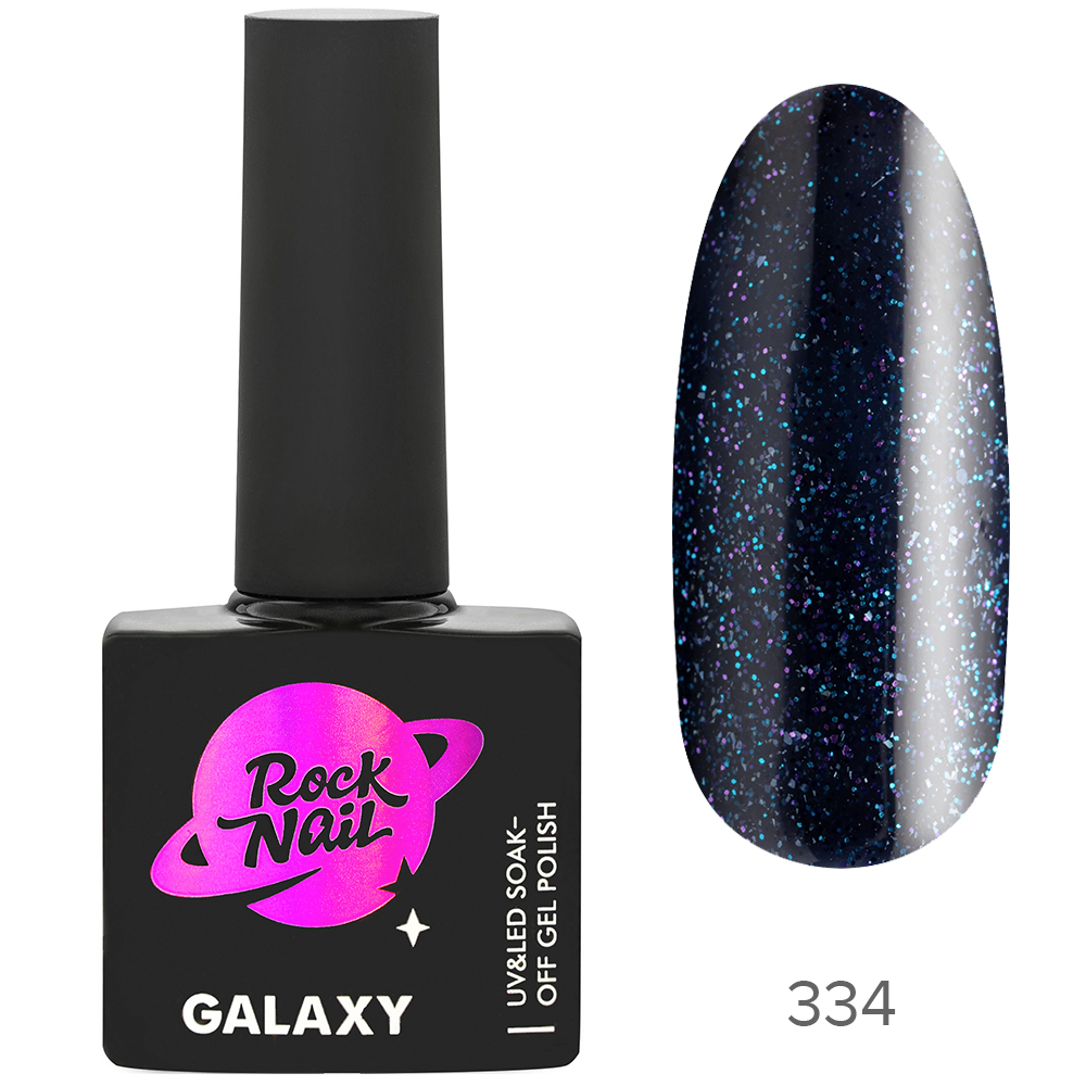 Гель-лак RockNail Galaxy 334 Absorbent, 10мл.