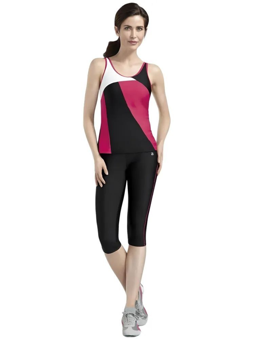 Топ бюстгальтер спортивный для фиксации экзопротезов после мастэктомии, р. S Amoena