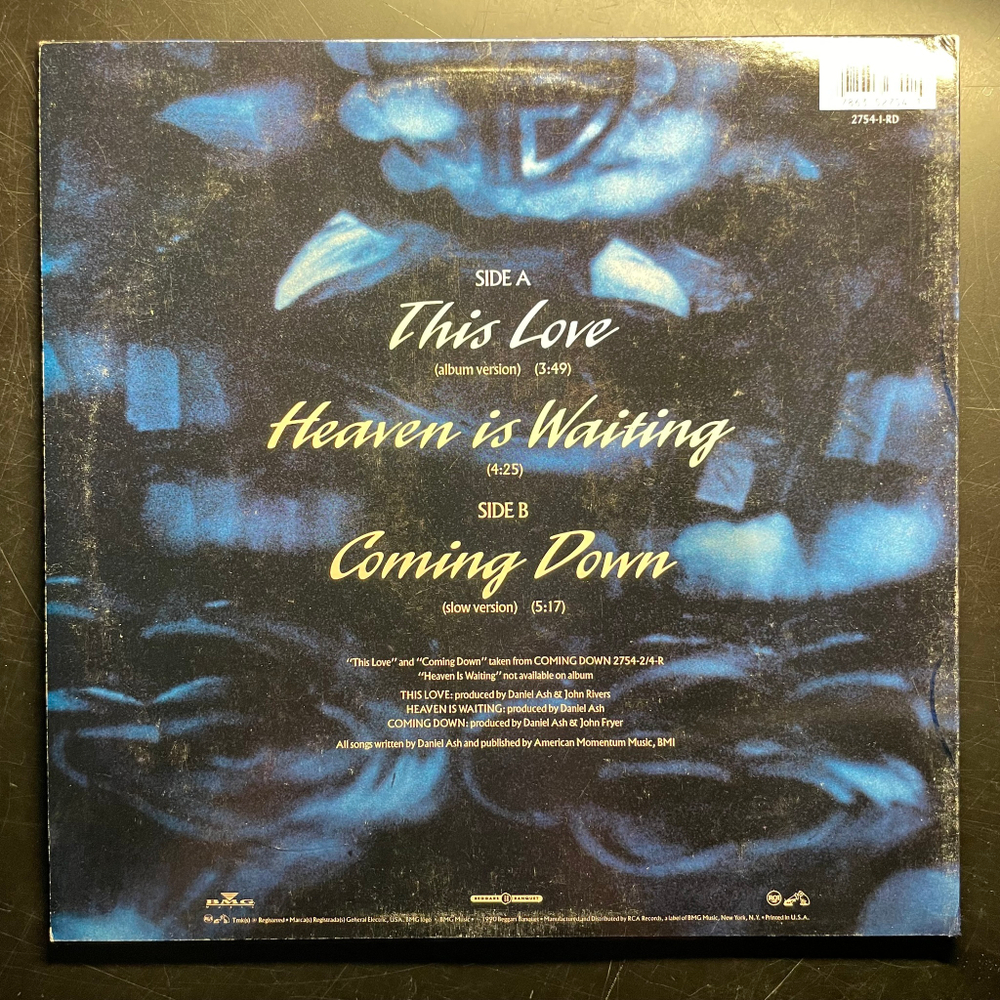 Daniel Ash ‎– This Love (США 1990г.) EP