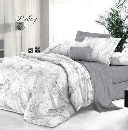 Комплект постельного белья 2 сп САТИН "Давид ЕМ" (нав. 50х70 или 70х70-)