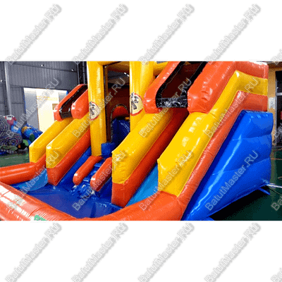 Батут "Морковка" с бассейном