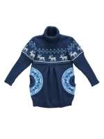 Платье туника вязаное