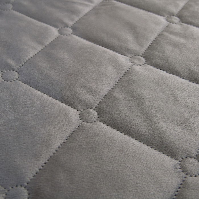 Велюровое покрывало ромб OVF043