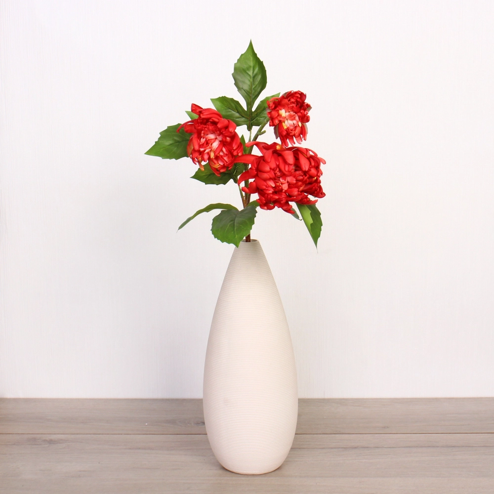 Цветок искусственный «Natur» 67см Пион красный