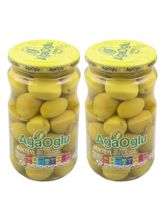 Оливки зеленые AgaOglu Kokteyl 3XL 370 г x 2 шт