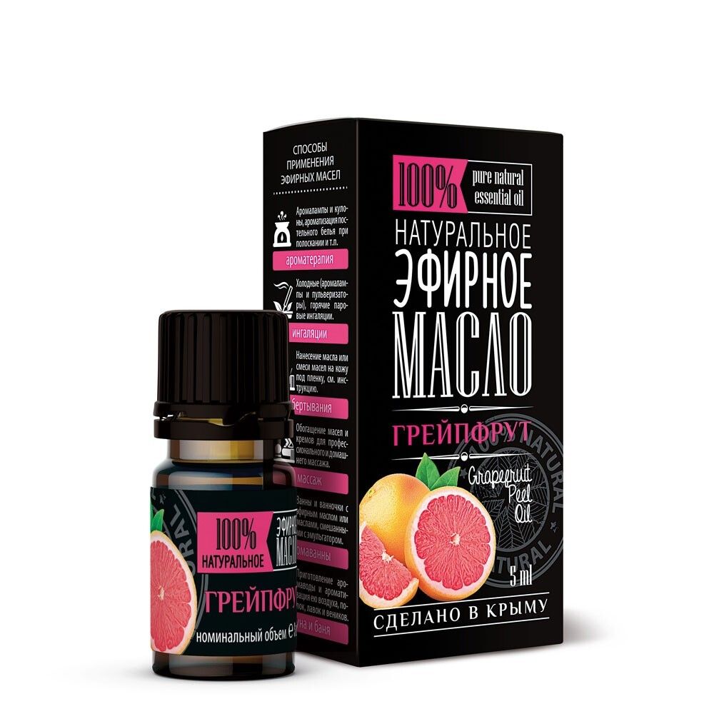 Эфирное масло “Крымские масла” ГРЕЙПФРУТ, 5 мл