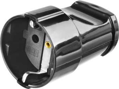 Розетка MAXElectro электрическая, 16А/220В, с заземлением, черная, STAYER, 55180-B