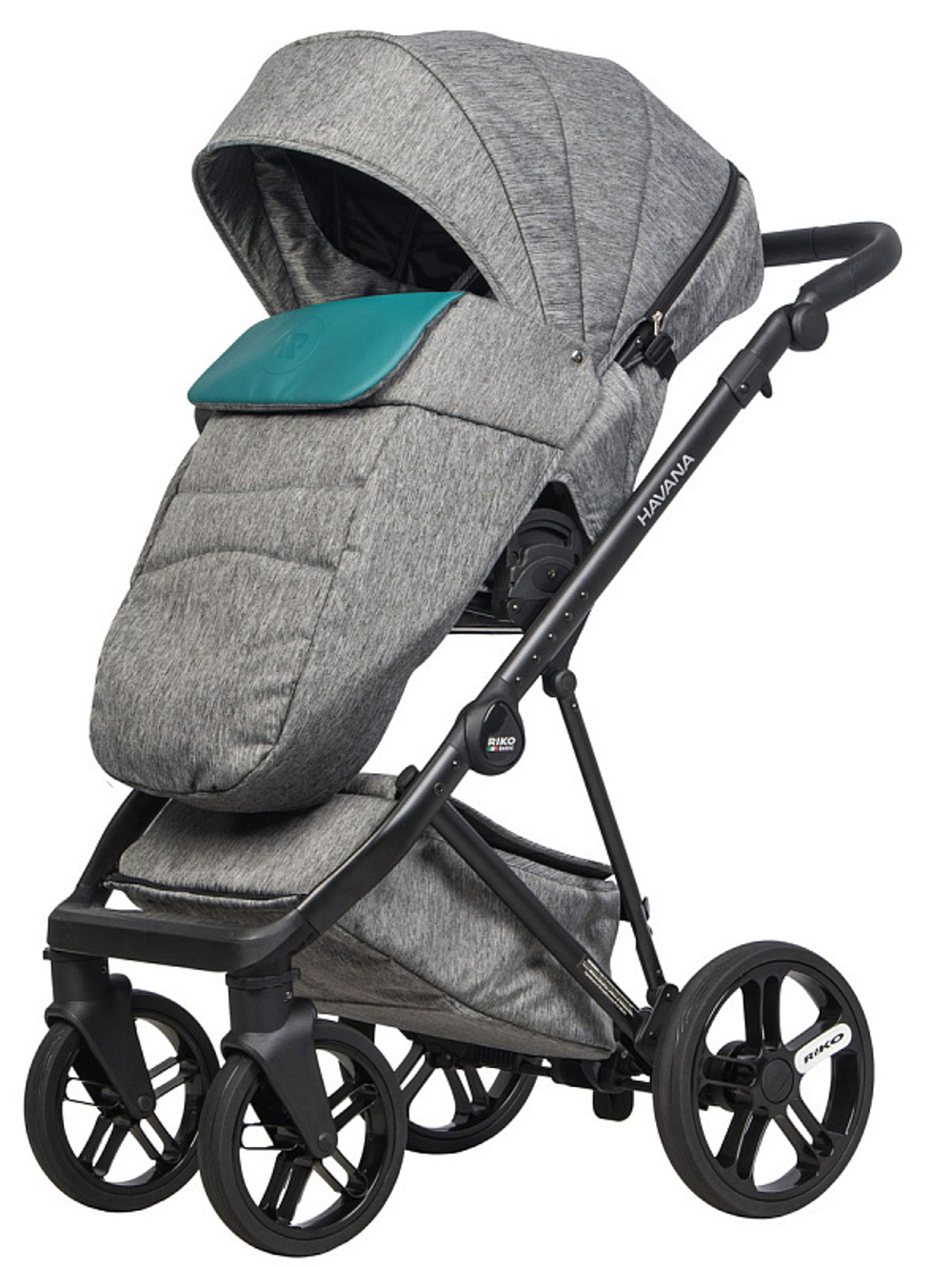 Детская коляска Riko Basic Havana 2 в 1 02 серо-зеленый