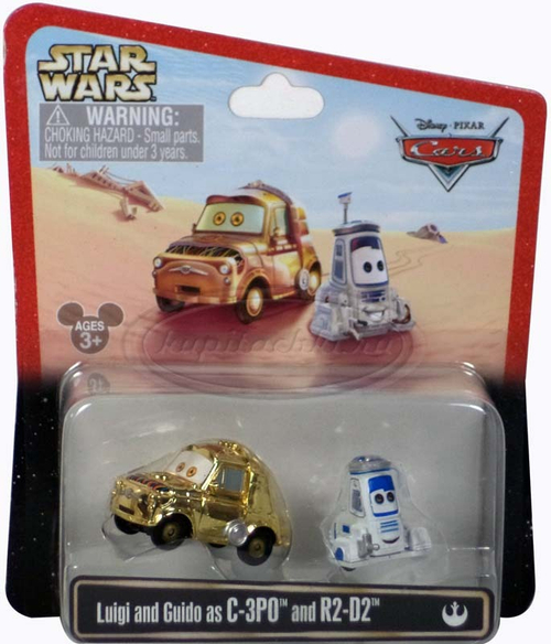 Луиджи и Гвидо в ролях Си-3ПиО и Р2-Д2