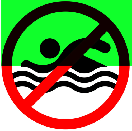 Р42 "Купаться запрещено!"