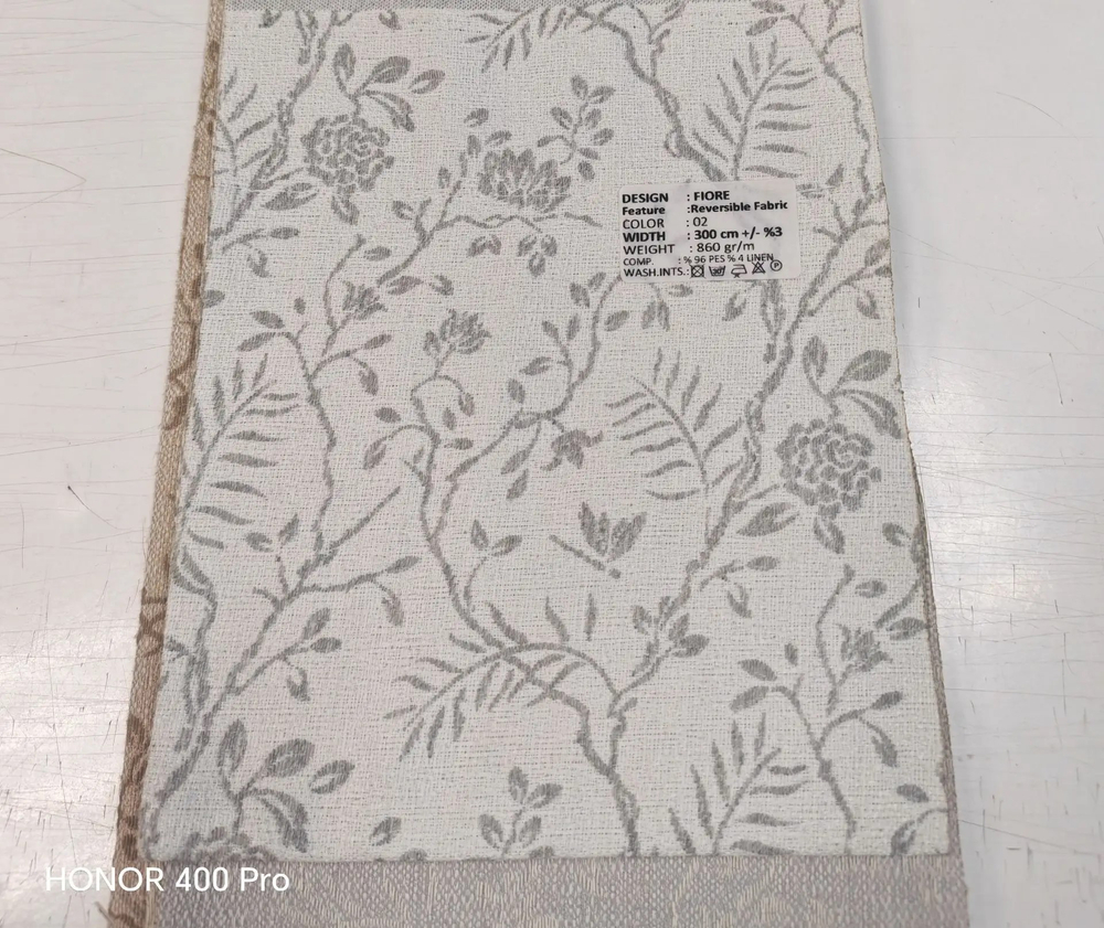 Портьерная ткань Adeko арт. Fiore (высота 305 см, Турция)