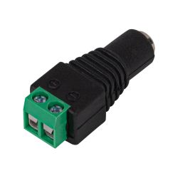 Разъем ЭРА R-DC04 гнездо DC питания 2.1х5.5 с клеммной колодкой упаковка 50 шт | Разъёмы, переходники, ТВ делители