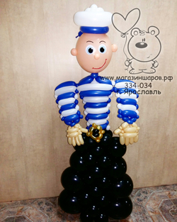 Морячок, фигура из шаров