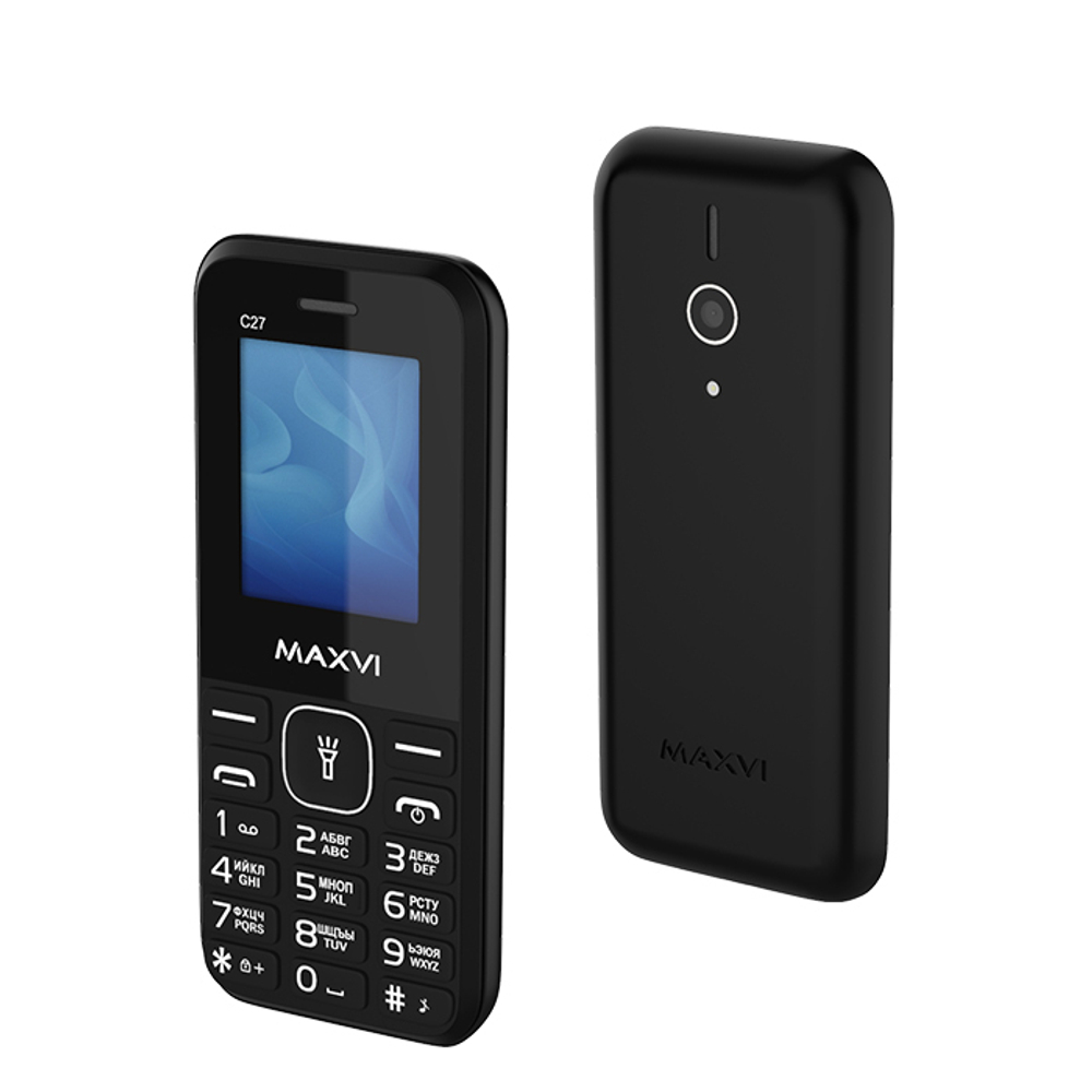 Мобильный телефон Maxvi C27 Black