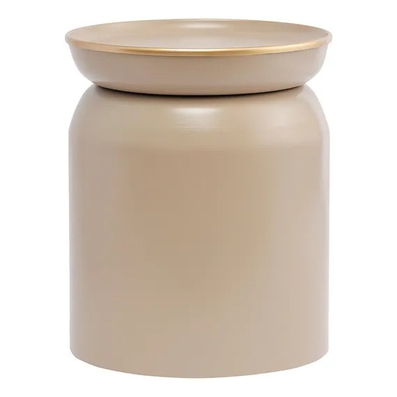 Журнальный столик Ingvild, Ø38х45 см, бежевый