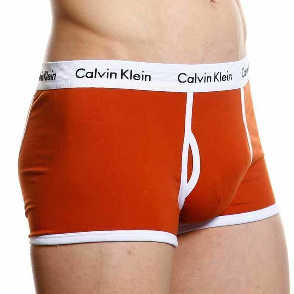 Мужские трусы боксеры ржаво-коричневые Calvin Klein 365 Trunks Rusty