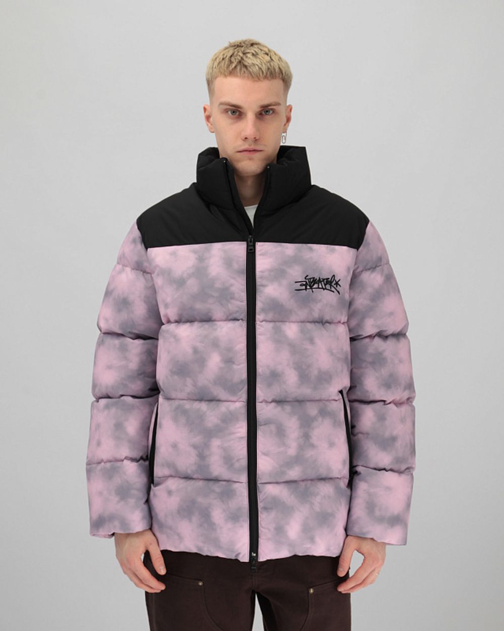 Пуховик Anteater Downjacket Tie Dye Pink