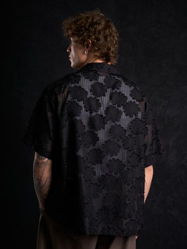 Черная рубашка с коротким рукавом 2s1 studio