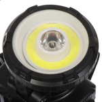 Фонарь налоб, встр акк, Ultraflash, LED5368, зар от сет220В, зар отUSB, пластик, чер, 1Вт LED+1,5Вт