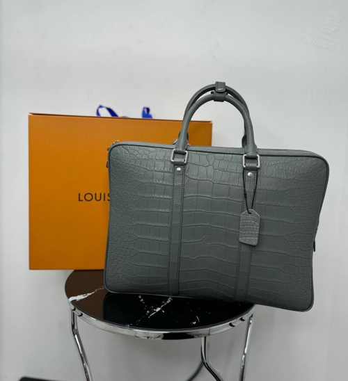 Портфель Louis Vuitton из кожи крокодила
