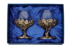 Бокалы для коньяка "Листва" 2 шт