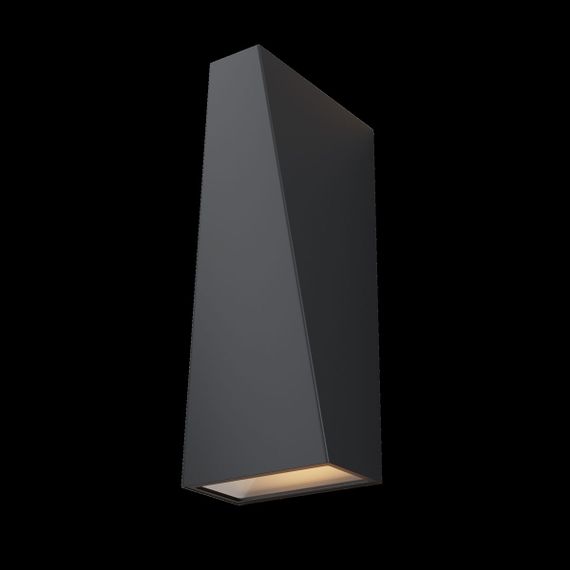 Уличный настенный светодиодный светильник Maytoni Times Square O580WL-L6B