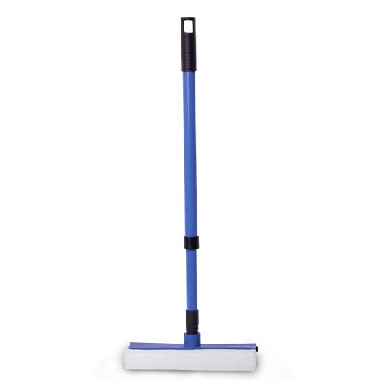 Окномойка с губкой 18 см и телескопической рукояткой 80 см