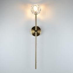 Бра Boule De Cristal Long Sconce Brass By Imperiumloft