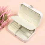 Шкатулка для украшений «ПАЛУМНА», цвет белый, 16*11*5см см