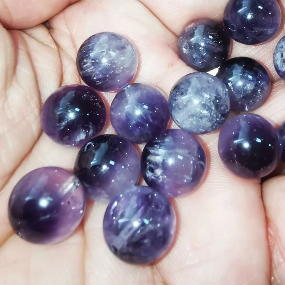 Бусина 12мм. аметист зональный