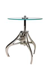 Кофейный столик "Лофт" Серебро