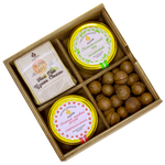 Подарочный набор HoneyForYou "Мед, чай, макадамия"