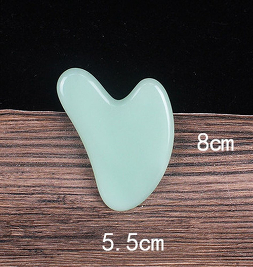 Гуаша скребок камень "сердце" 5,5*8 см