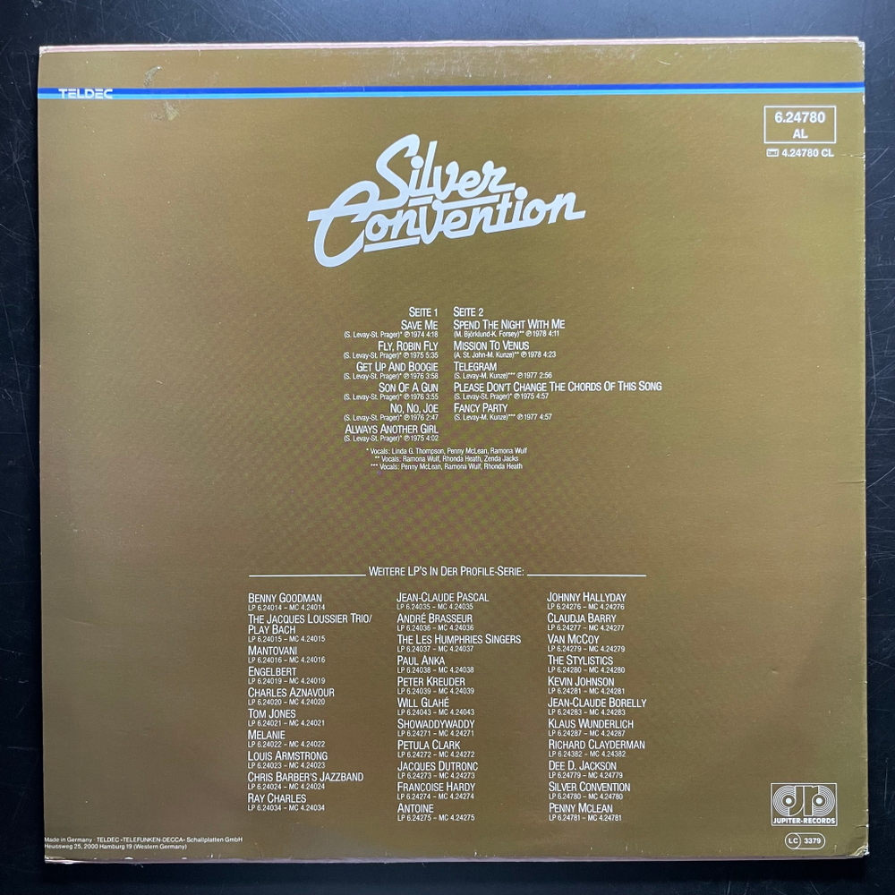 Silver Convention ‎– Profile (Германия 1982г.)