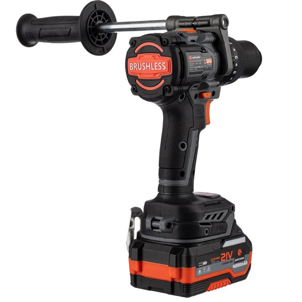 Дрель-шуруповерт ударная бесщеточная Anycons AC-ID21092
