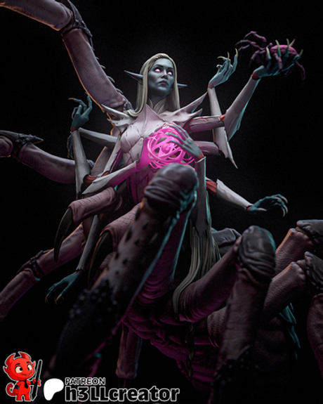 Дроу жрица Лолс верховная богиня дроу тёмных эльфов Dnd Фигурка