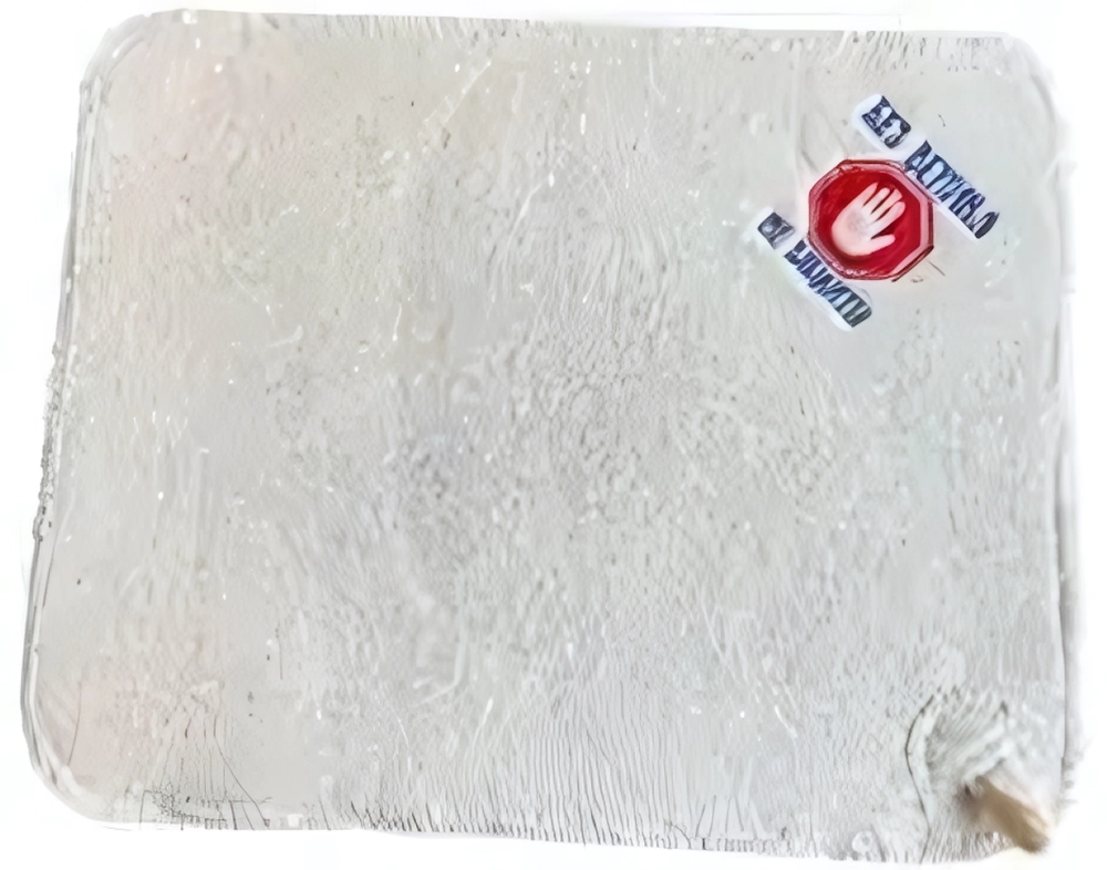 Коврик банный с вышивкой «Без веника не входить», цвет белый, без упаковки