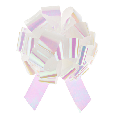 Бант-шар «Северное сияние», белый хамелеон, 21 см / 36 см